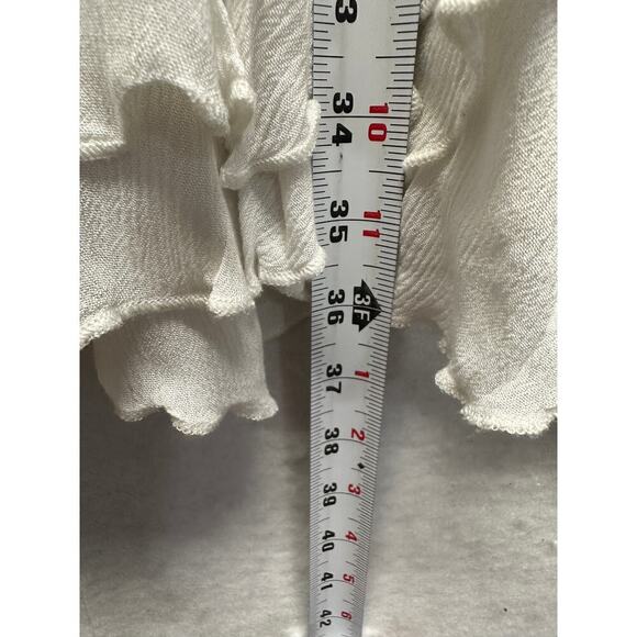 Intimately Free People Tank Dress Gauzy Boho Shark Hi Lo Hem Festival Resort M - Picture 9 of 12